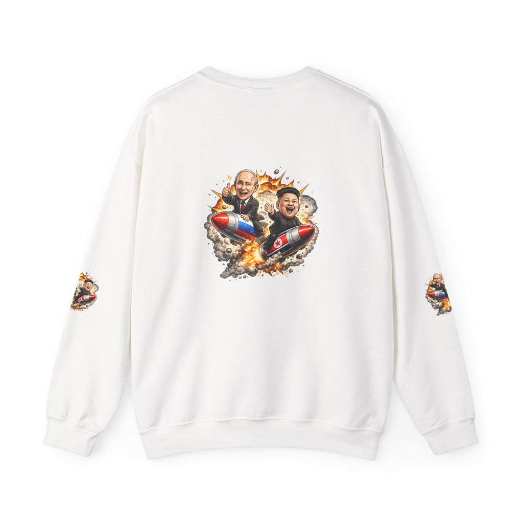 Satirical Rocket Duo Crewneck Sweatshirt
