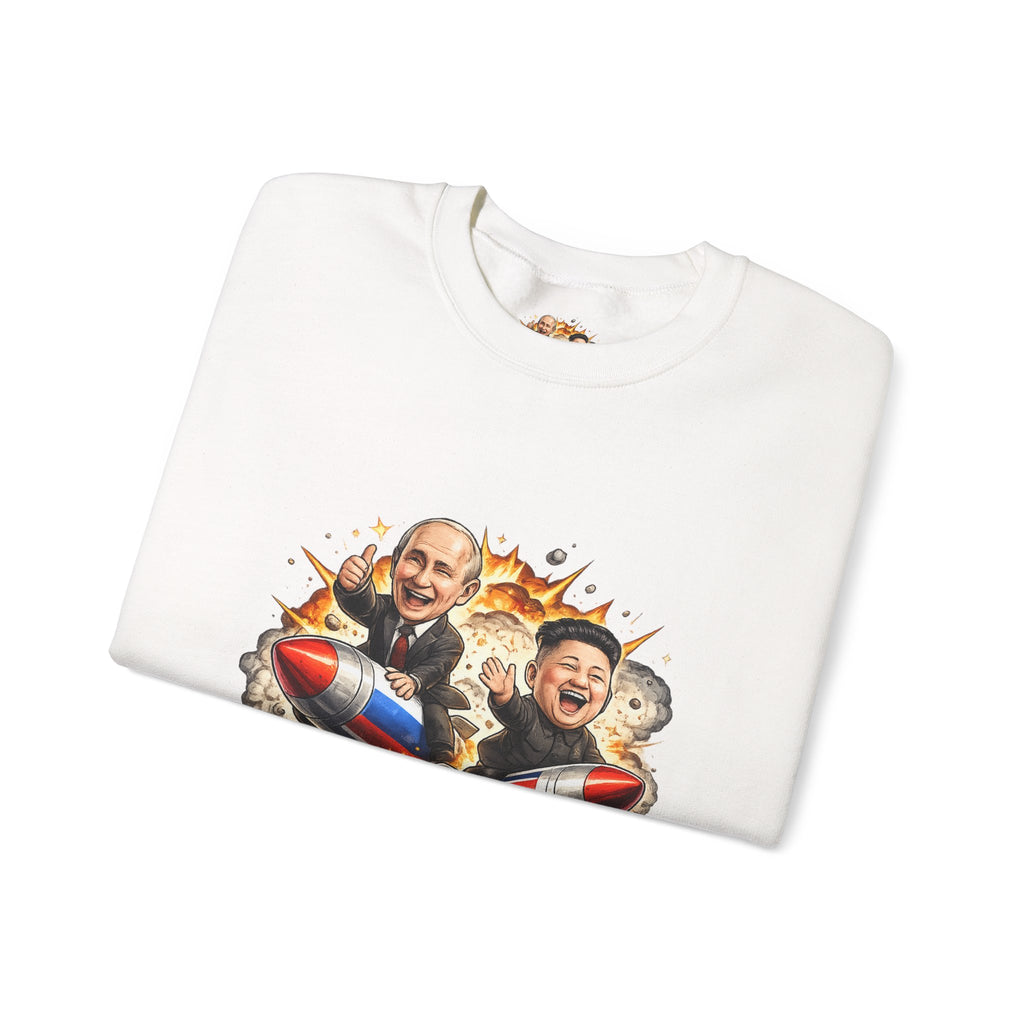 Satirical Rocket Duo Crewneck Sweatshirt