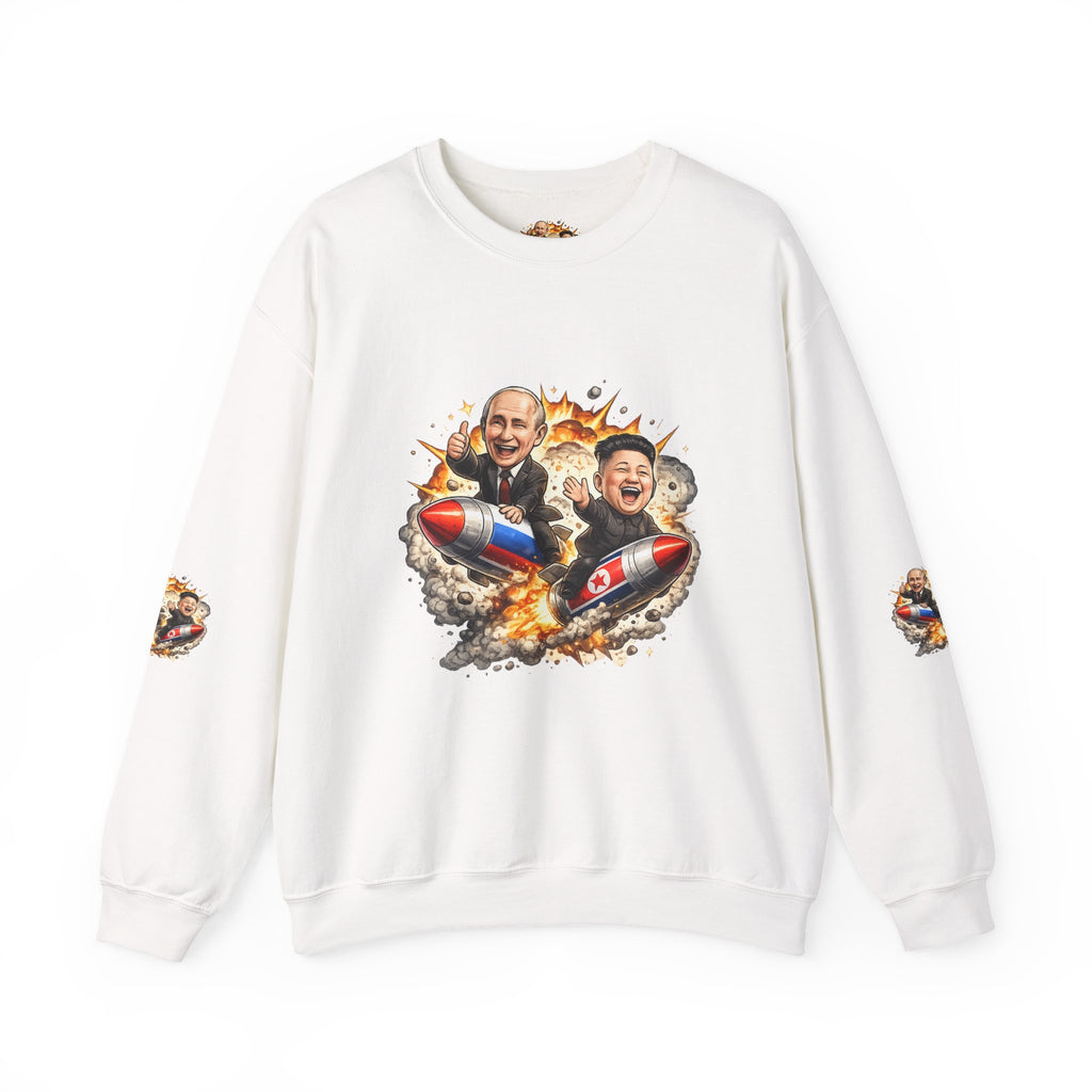 Satirical Rocket Duo Crewneck Sweatshirt